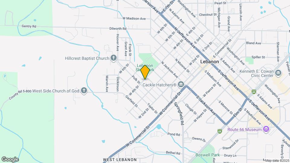 639 W 4th St Map and Location Details