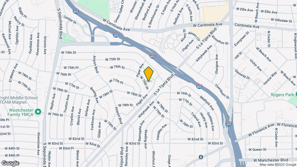 5729 W 76th St, Unit ADU Map and Location Details