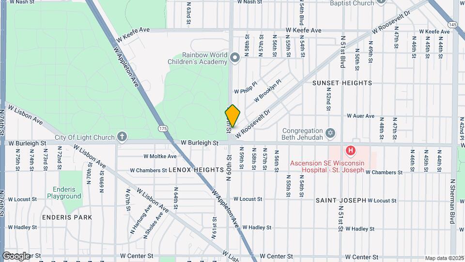 5922 W Roosevelt Dr Map and Location Details
