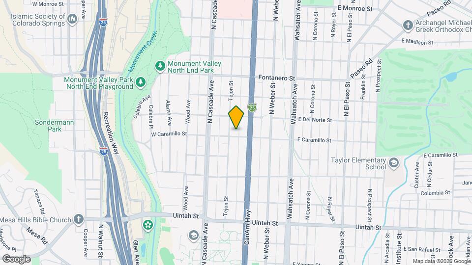 110 E Caramillo St Map and Location Details