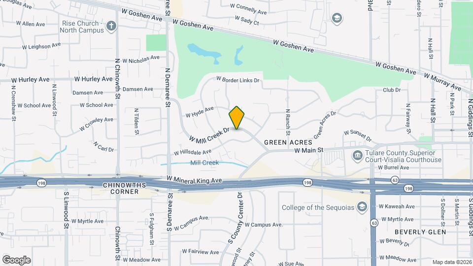 3133 W Mill Creek Dr Map and Location Details