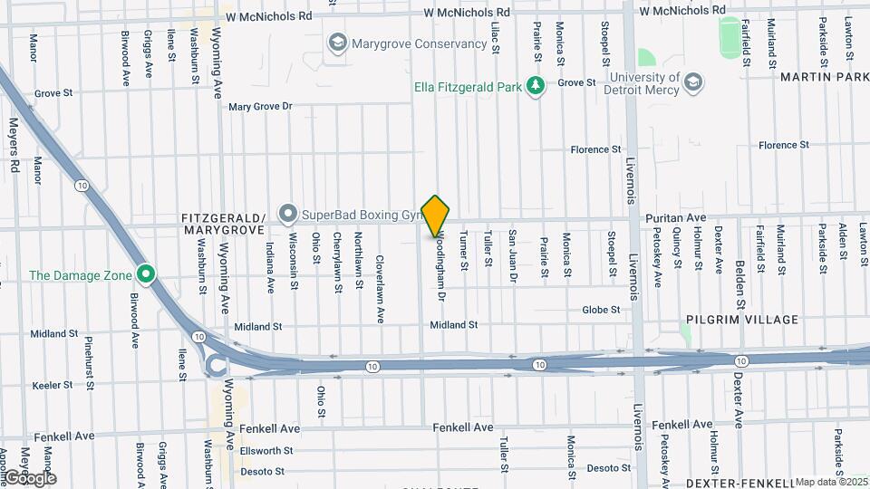15909 Woodingham Dr Map and Location Details