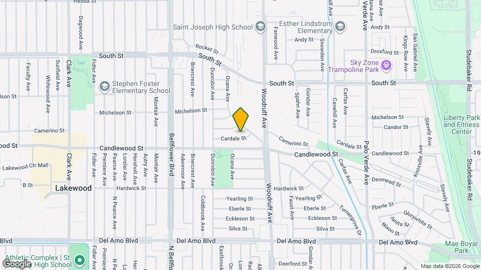 5817 Cardale St Map and Location Details