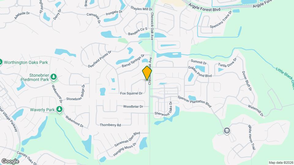 3143 Fox Squirrel Dr Mapa y Detalles de la Ubicación