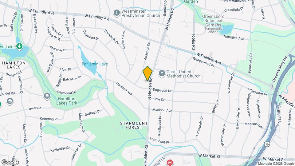 405 N Holden Rd Map and Location Details