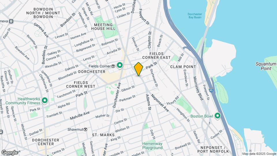 309 Adams St, Unit 3 Map and Location Details