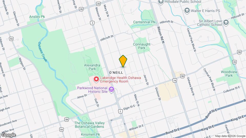 366 Mary St N Map and Location Details