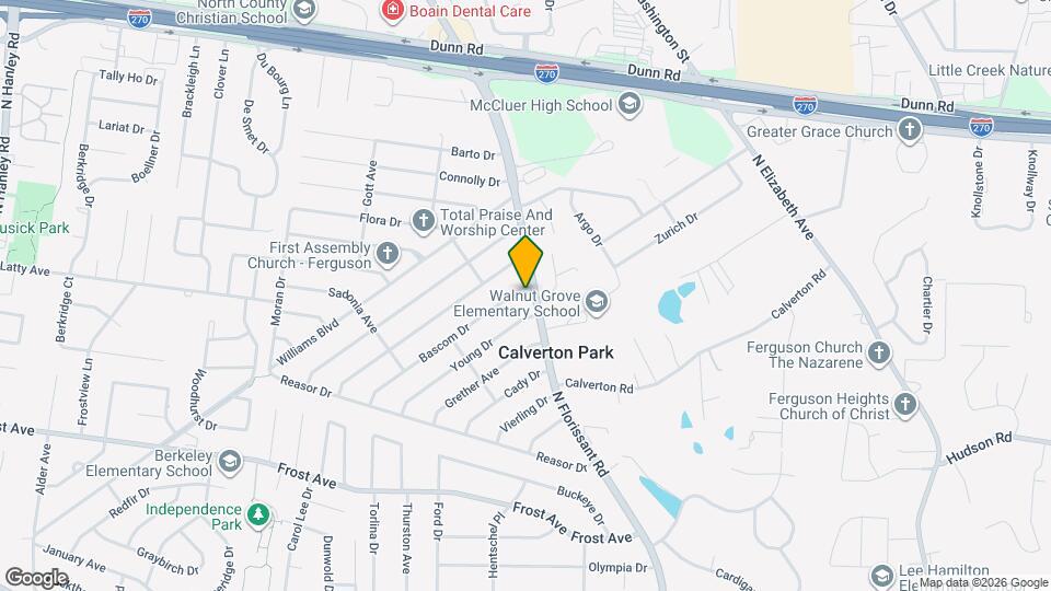 1275 N Florissant Rd Map and Location Details