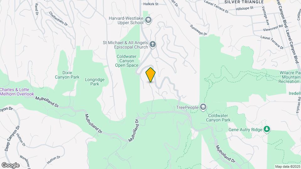 3231 Coldwater Canyon Ln Map and Location Details