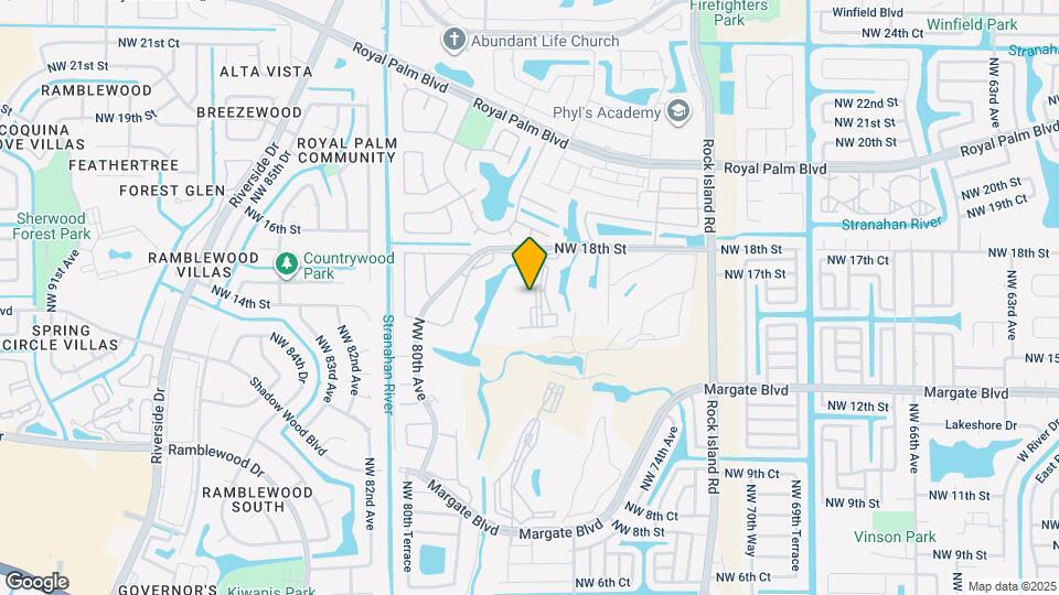 7680 NW 18th St Map and Location Details