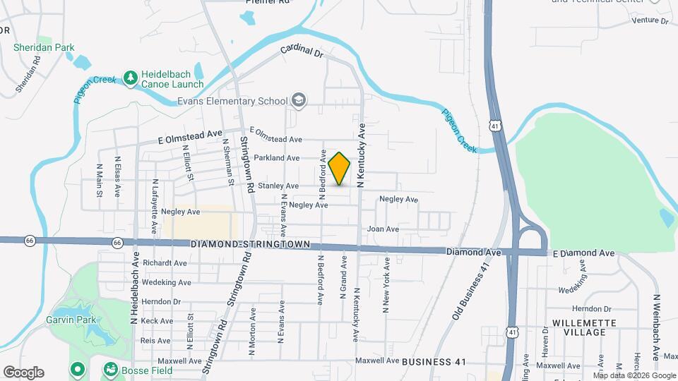 925 Stanley Ave Map and Location Details