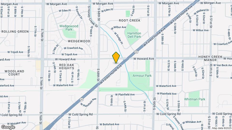 6522 W Forest Home Ave Mapa y Detalles de la Ubicación