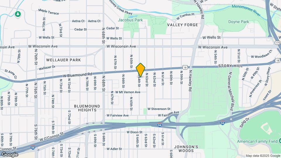 404 N 64th St Map and Location Details