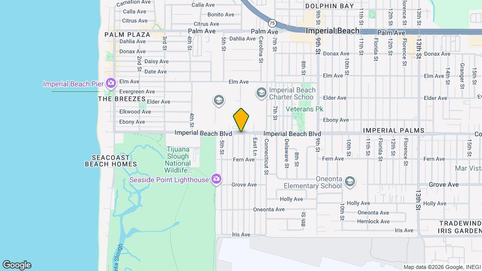 591 Imperial Beach Blvd, Unit 591 A Map and Location Details