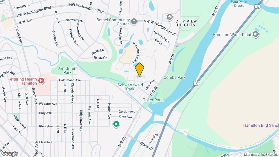 821 Martin Ave Map and Location Details