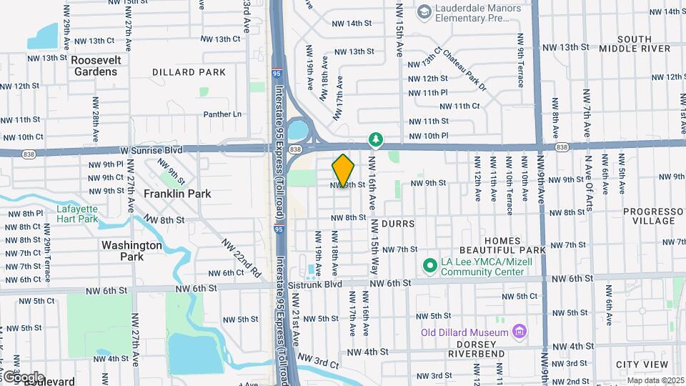 1711 NW 8th Pl Map and Location Details