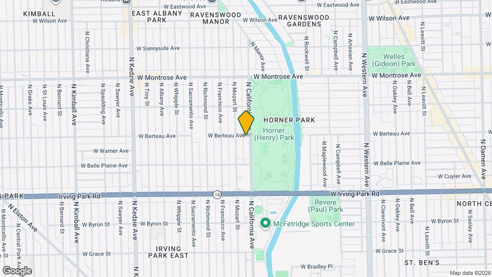 4152 N California Ave, Unit 1 Mapa y Detalles de la Ubicación