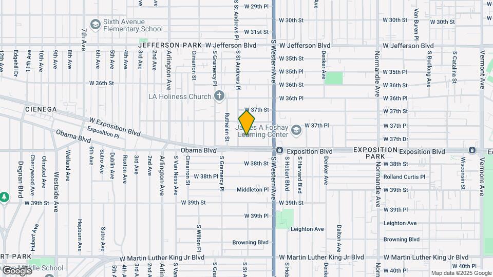 1774 W 37th Dr Mapa y Detalles de la Ubicación