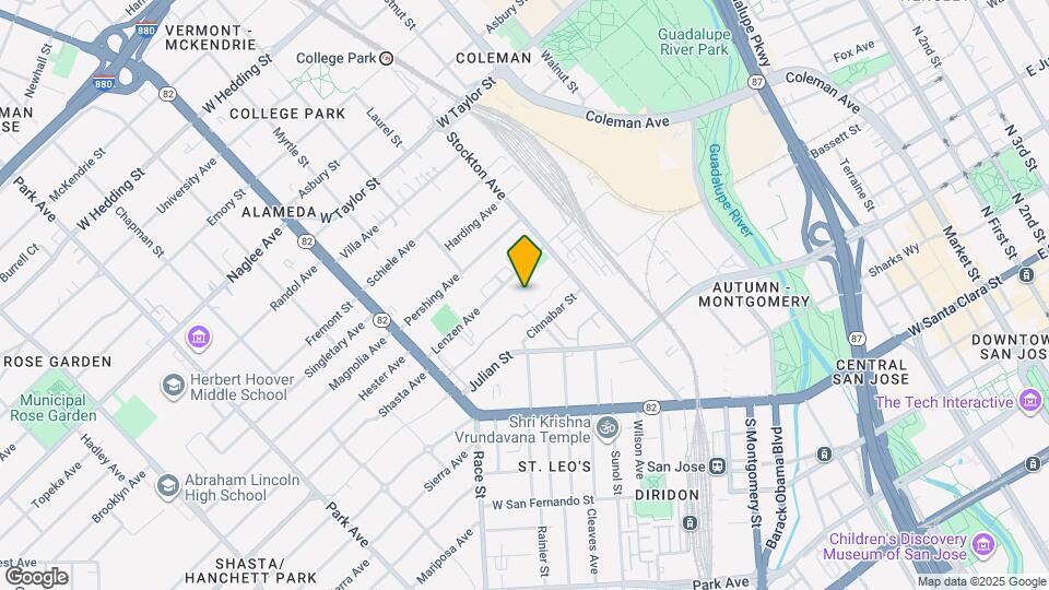 808 Lenzen Ave Map and Location Details