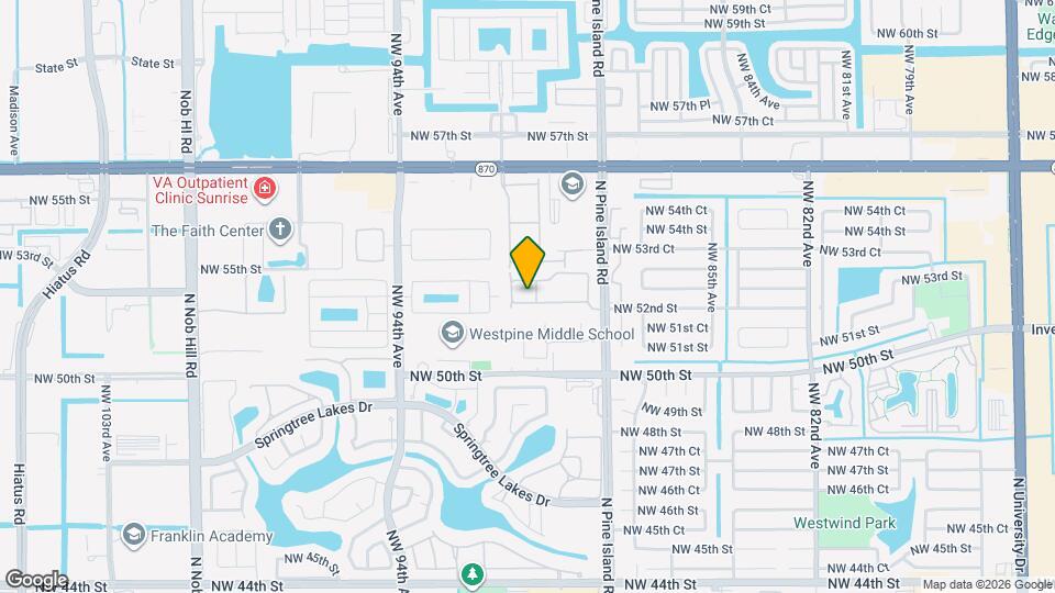 8989 NW 53rd St Map and Location Details