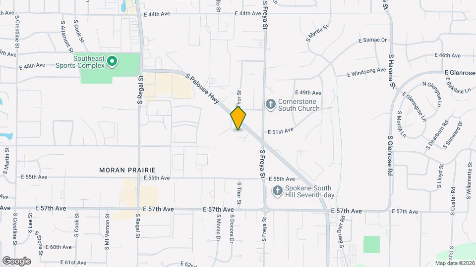 5202 S Ferrall St Map and Location Details