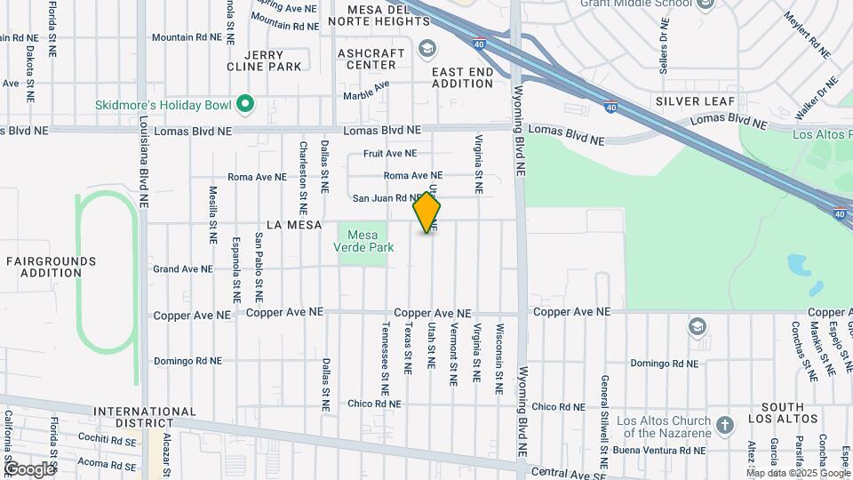 529 & 535 Utah St NE Map and Location Details