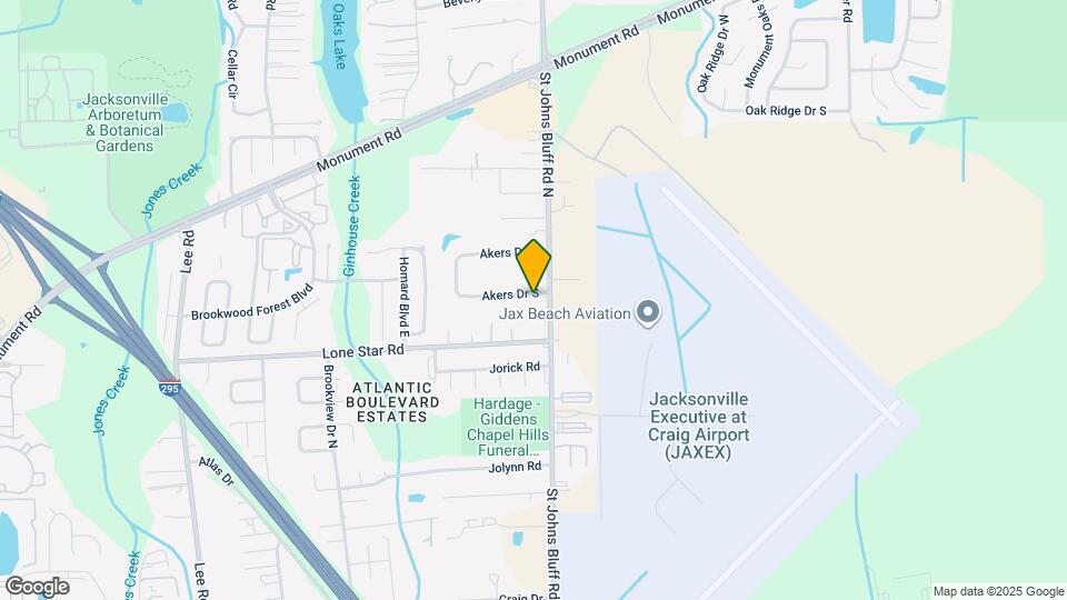 10638 Akers Dr S Map and Location Details