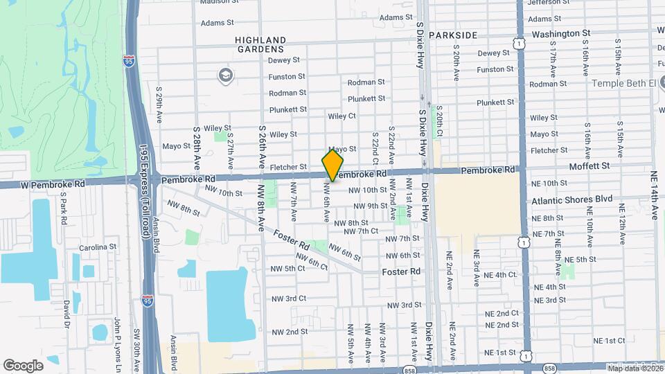 518 NW 10th St Map and Location Details