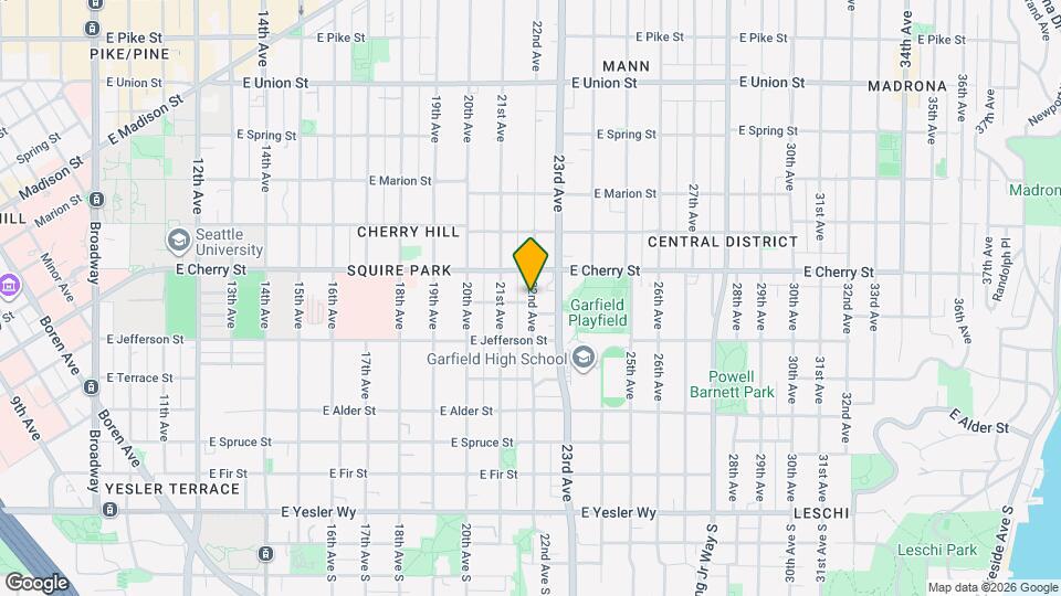 2118 E James St Mapa y Detalles de la Ubicación
