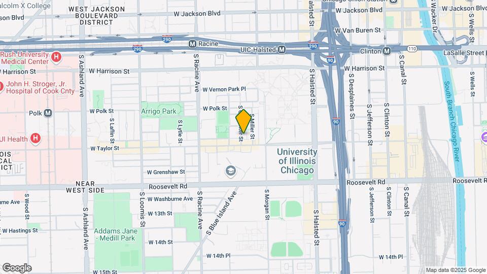 925 S Carpenter St Map and Location Details
