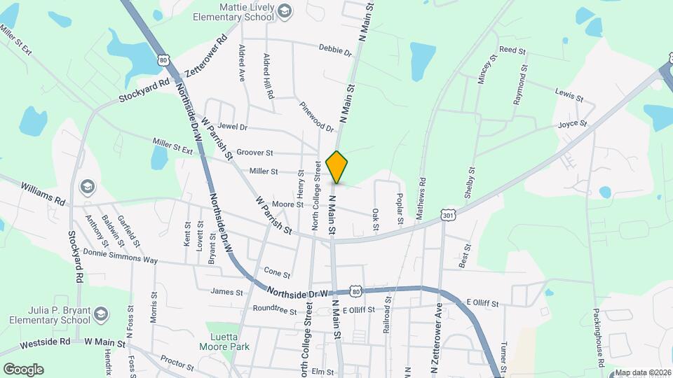 324 N Main St Map and Location Details