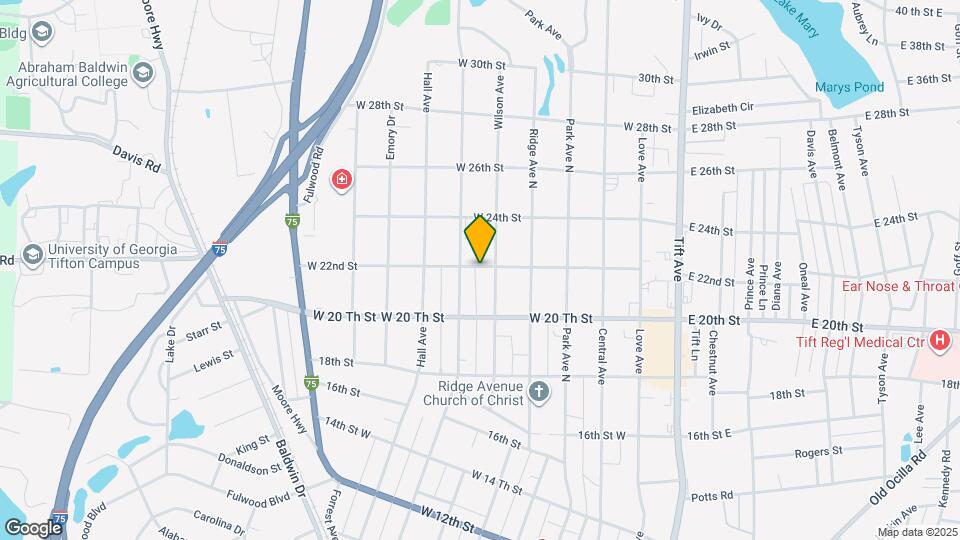 402 W 22nd Street Mapa y Detalles de la Ubicación