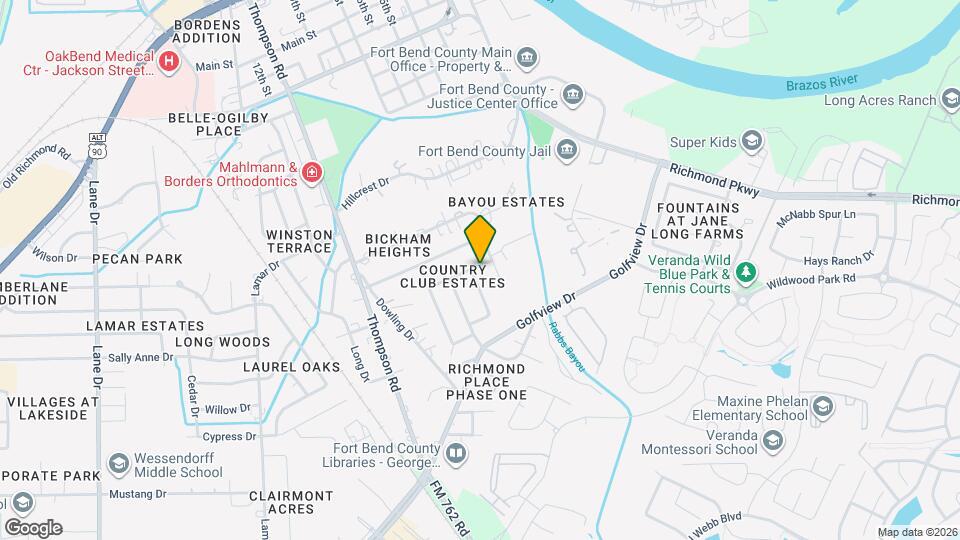 2001 Briar Ln Map and Location Details