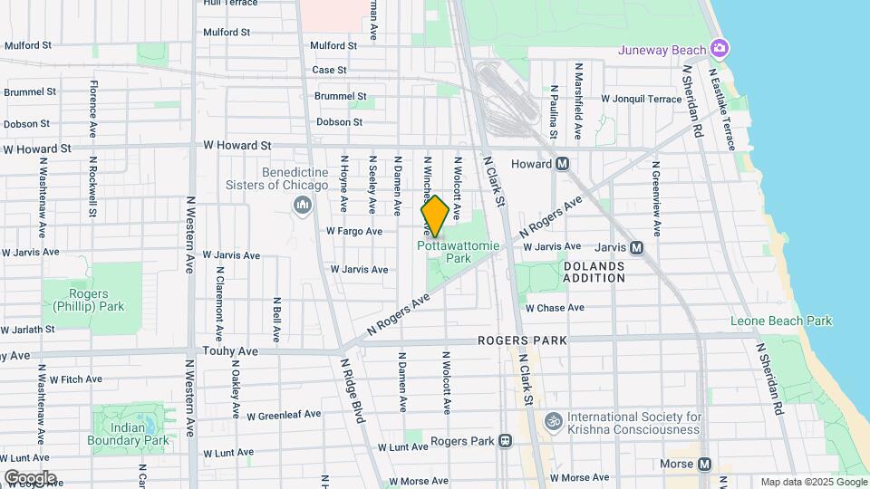 7365 N Winchester Ave Map and Location Details