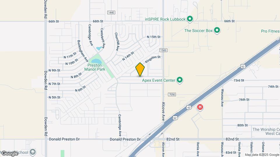 1109 Preston Trails Map and Location Details