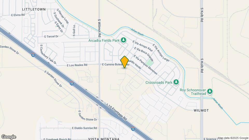 6490 E Paseo Alga Mapa y Detalles de la Ubicación