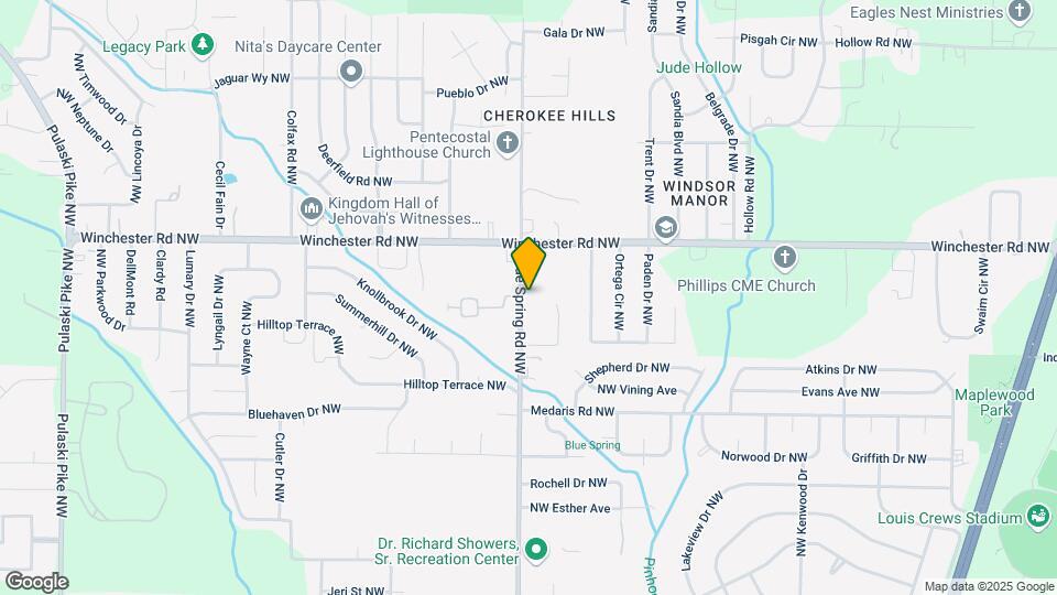 5130 Blue Spring Rd NW Map and Location Details