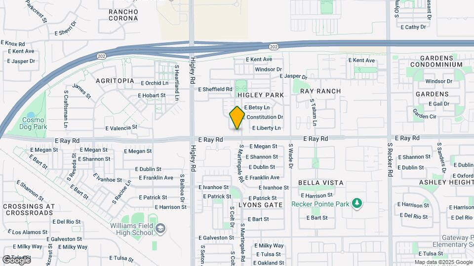3383 E Liberty Ln Map and Location Details