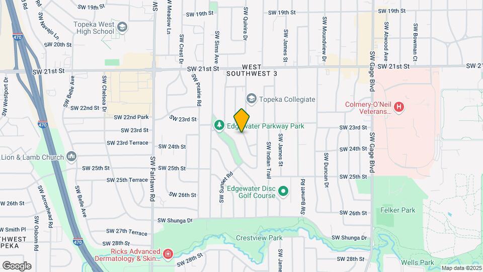 2325 SW Winterwood Ln Map and Location Details