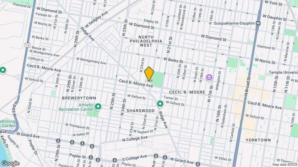 1704 N 22nd St Map and Location Details