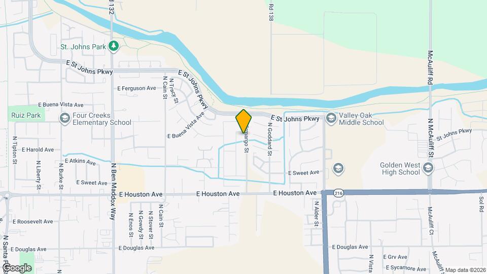 1745 N Virmargo St Map and Location Details