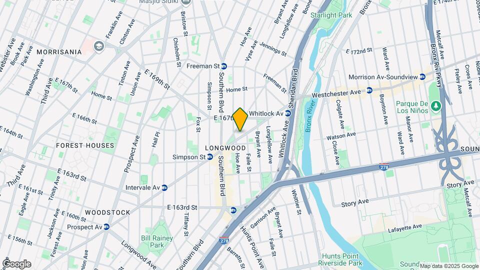 1111 Westchester Avenue Map and Location Details
