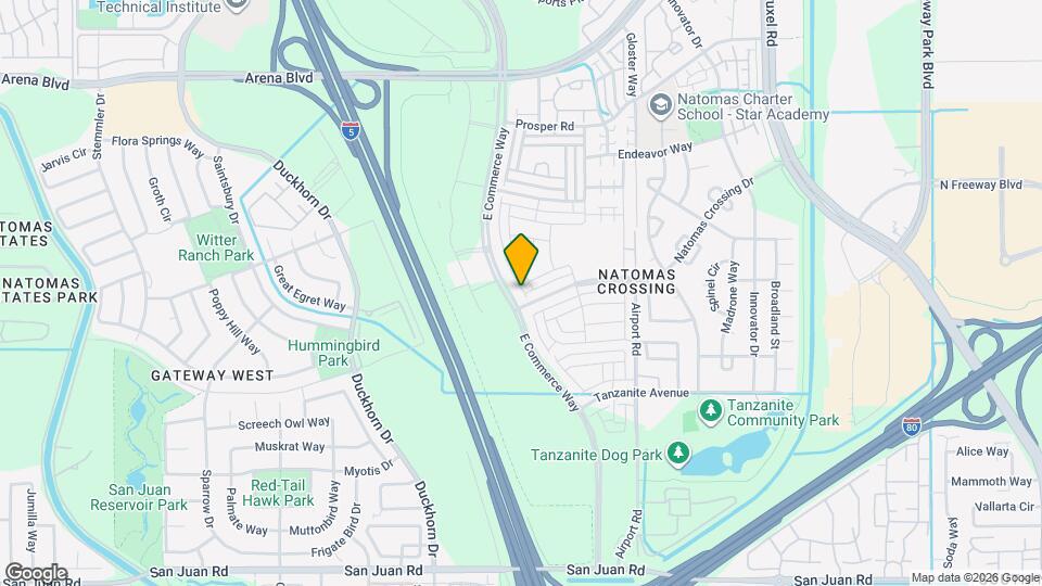 3716 E Commerce Way Map and Location Details