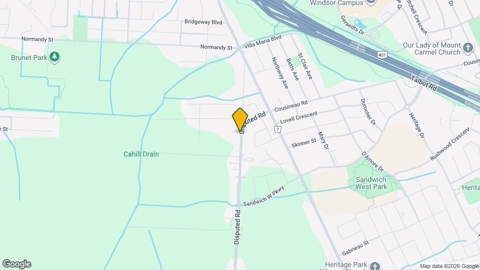 6255 Disputed Rd Map and Location Details