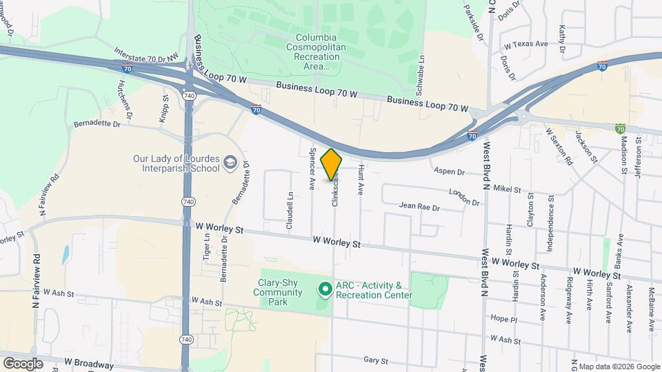 805 Clinkscales Rd Map and Location Details