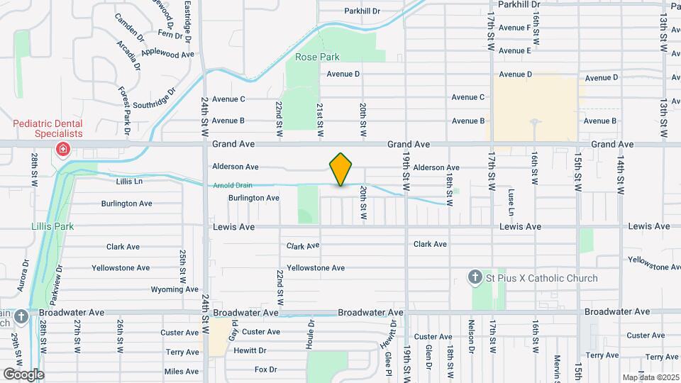 2025 Burlington Ave Map and Location Details