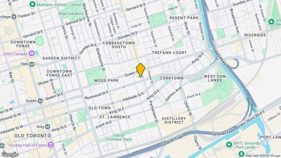 526 Richmond St E, Unit SI ID1513124P Map and Location Details