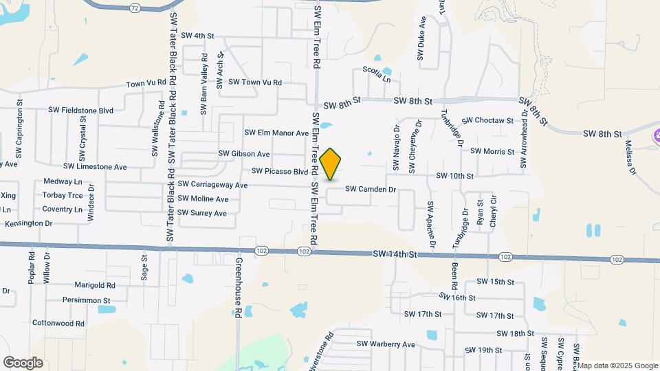 3204 SW Camden Dr Map and Location Details