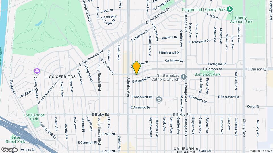 700 E Carson St Map and Location Details