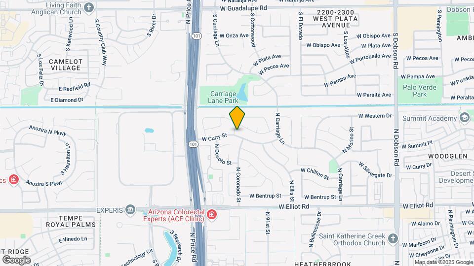 2705 W Summit Pl Map and Location Details